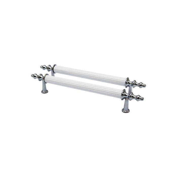 MOBİLYA KULP KROM BEYAZ METAL