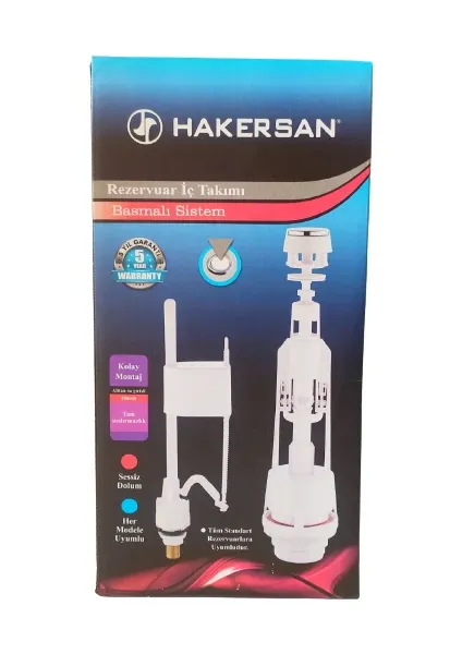 Hakersan Klozet Rezervuar Basmalı İç Takımı