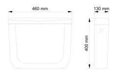 Asma Rezervuar Deniz 2000 Klozet Üstü Basmalı Plastik